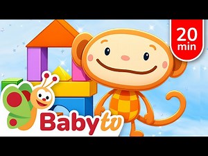 Oliver Discovers the Nursery | Building Blocks & Funny Faces for Kids! BabyTV - Videos For Kids