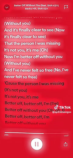 Better Off Without You - Becky Hill | Confident Songs