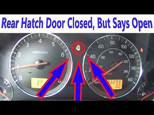 Rear Liftgate Door Actuator Fix! (open door light indicator)