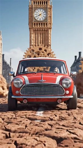 Can a Mini Cooper Escape a World Made of Cookies? 🍪🚗 #MiniCooper#CookieWorld
