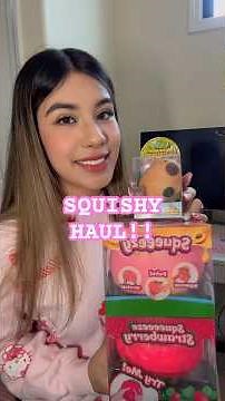 SQUISHY HAUL🩷 #squishy #unboxing #trending #viral