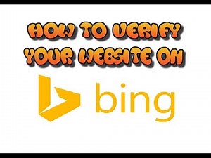 How to Verify Your Website on Bing