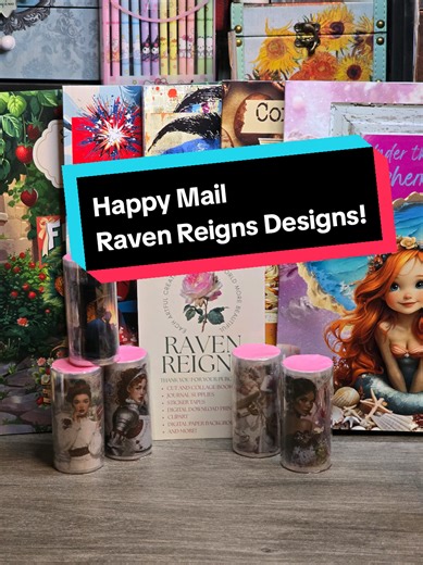 I am so honored to be a member of the design team for Raven Reigns Designs !!🫶😍🥰 For a limited time she is having a major sale on her website, which you can find in my bio! Author signed copies of her ephemera books! PET tape sticker rolls! Digital downloads! Monthly subscription boxes!! Sanrio! Don't wait to find your favorites on sale! Click all of her shops in my bio! @raven_reigns_designs #journaling #journalingcommunity #creativejournal #journalwithme #fyp