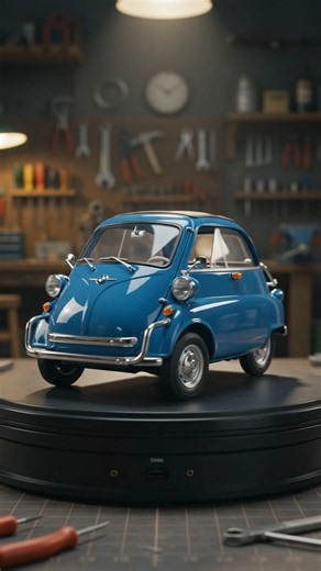 🔥 1955 BMW Isetta | The Tiny Bubble Car! 🫧 #bmwhistory #bmw