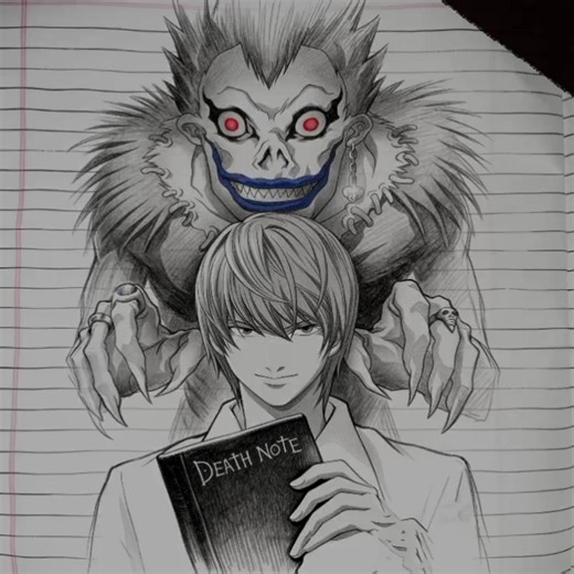 🎨 My 13th Drawing — 📝Light Yagami 📝– Pencil Shading + Anime Sketch ✍️#shorts