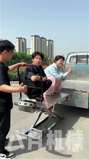 #Loading and unloading artifact #Warehouse logistics factory transporter#electric flatbed truck