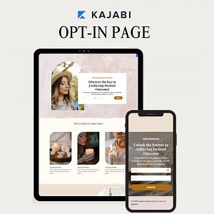 Kajabi Opt-in Page Template: Lead Magnet, Webinar Signup - Etsy Canada