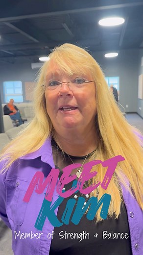 We are so fortunate to have Kim in our Strength and Balance class as well as other classes! Thanks, Kim, for always shining bright! ⭐ | Yates Community Center #makingyatesyou