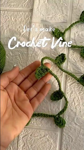 Crochet Vine | Full tutorial is live #diywithsaniya #crochet #easycrochet #crochetvine #handmade