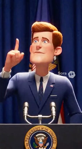 JFK… Reimagined in Pixar Style 🇺🇸✨