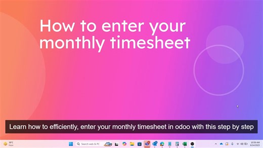 Monthly Timesheet