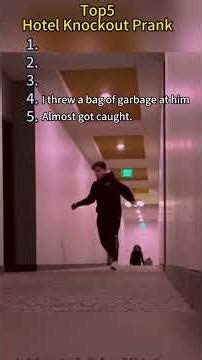 Hotel knockout pranks