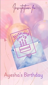 invitation card #canva #design #aivideo