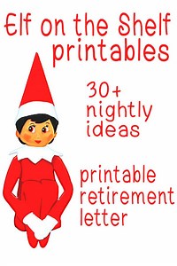 Elf on the Shelf Printables