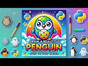 Draw a Beautiful Penguin with Python Turtle – Step by Step Guide!
