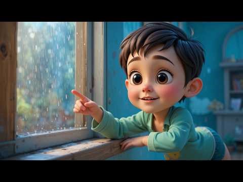 Counting Raindrops on the Window Pane 🌧️ | Fun & Silly Kids Song | Nursery Rhymes for Toddlers