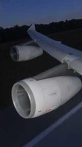 Airbus A340 Full Power For Take Off #aviation #enginesound #aviationlover