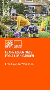 Prepare your garden for growth this season with our free How-To Workshop. | The Home Depot | Facebook