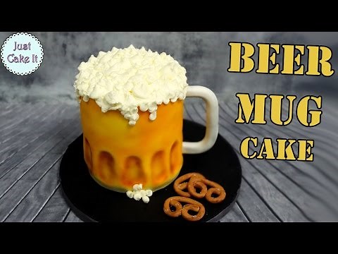 How to make beer mug 3d cake!