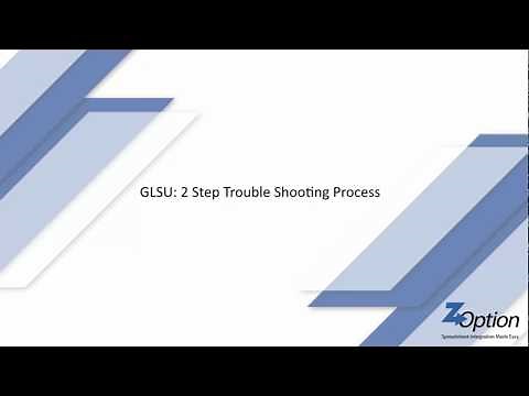 GLSU Troubleshooting with the 2-Step Posting Process
