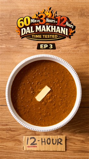 60-Minute vs 3 Hour vs 12 Hour DAL MAKHANI Series EP 3 | Chef Sanjyot Keer This is the 12-hour slow-cooked version - the finale of my exclusive Facebook series! 🔥 This is how Dal Makhani was traditionally made, back when people had the patience and the skill to use the tandoor’s residual heat at night for better fuel efficiency. The result? A magical, melt-in-mouth Dal Makhani. A gentle coal fire. A pot that barely bubbles. Hours of starch breaking down naturally. By morning, the dal turns silk