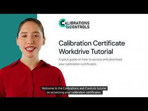 Calibration Certificate Tutorial | Calibrations & Controls
