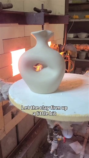 Jon Puzzuoli on Instagram: "Let's make a donut vase! I did this project with all 4 of my wheel classes and it was a big hit. #potteryreels #artreels"