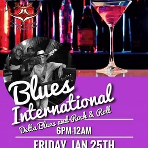 This weekend's music extravaganza at the Lazy Lizard! Tonight @ El Portal Blues International takes center stage! SATURDAY, Blues International and Whiskey Toast performs at sunset during Happy Hour! Lastly, DJ DZL switches it up @ El Portal Saturday night - dance party! 🎉 | Lazy Lizard