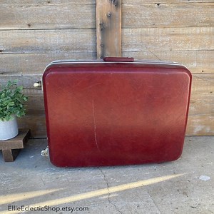 Vintage Samsonite Suitcase: Mid Century Modern Hard Shell Luggage - Etsy