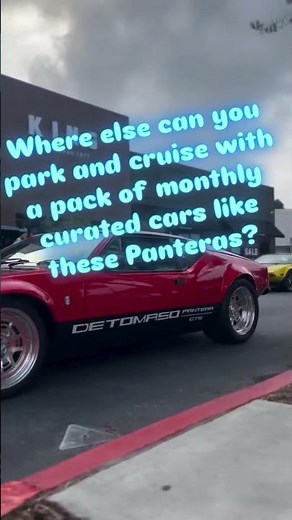 Pantera Cars coming in.