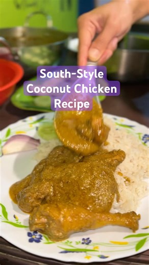Coconut Chicken Recipe | Yubi-Yen Thongba #trending #viral #love #coconut #chicken