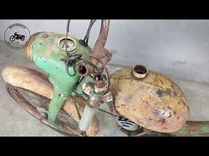 You Won't Believe This Moped's Transformation ! 1958