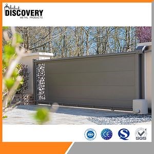 [Hot Item] Modern Automatic Aluminum Collapse Gate Folding Gate Electric Retractable Sliding Main Gate Design