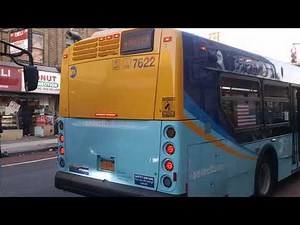 MTA NYCT: 2018 New Flyer XD40 #7622(Audio Recording)