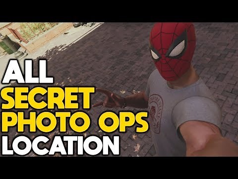 All Secret Photo Ops Location | How To Get Secret Spider-man Suit | Marvel's Spider-man PS4