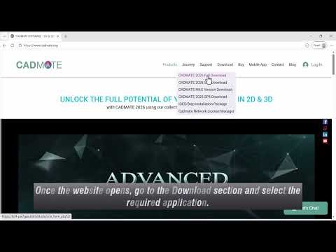 How to Download CADMATE 2026 from Official Website | Step-by-Step Guide
