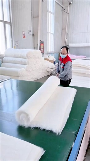 Cotton processing procedures for making quilts #work