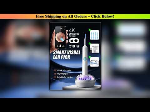 2025 New upgrade Visual Ear Wax Cleaner Camera Safe Earwax Removal Endoscope with 5M Camera Ear Cle