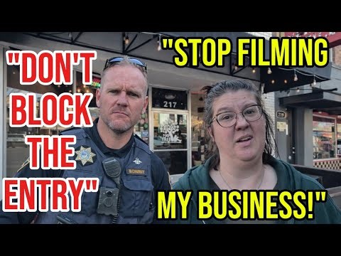 "STOP FILMING, I'LL CALL THE COPS!" First Amendment Audit