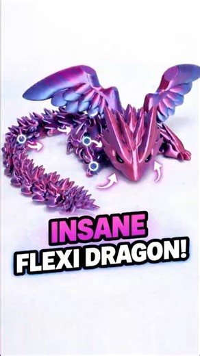 This 3D Print Has NO Supports?! 😳🐉