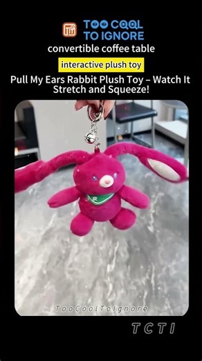 Pull My Ears Rabbit Plush Toy – Watch It Stretch and Squeeze!