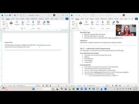 Mini Activity 1.2 Letter Head and Full Signature Block