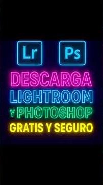Descarga Photoshop y Lightroom GRATIS: https://www.adobe.com/mx/creativecloud/photography/apps.html