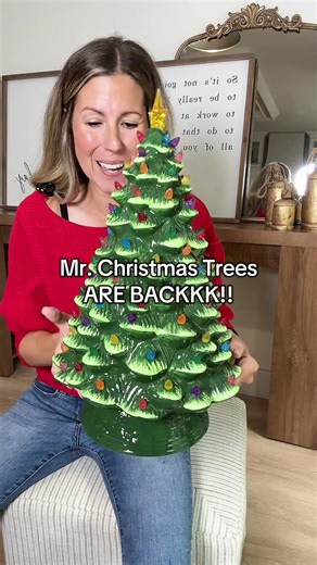 Nostalgic Ceramic Christmas Tree for Holiday Magic