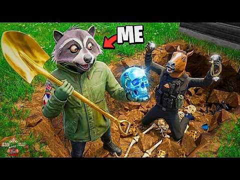 I Started ROBBING GRAVES in GTA 5 RP...