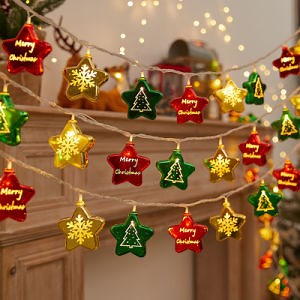 [Hot Item] Christmas LED String Light 10FT 20 LED Warm Indoor String Light for Decoration