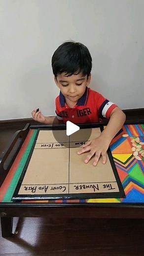 Kejal Sheth on Instagram: "Teaching Odd and Even Numbers through hands on activity. This is the simplest way to teach the concept of odd and even numbers. Odd numbers are those numbers that cannot be divided into two equal parts, whereas even numbers are those numbers that can be divided into two equal parts. Apart from odd and even numbers this erasable board helps to revisit number value and number names. Inspired: toddler_ed #keepingkidsbusyathome #kidsfuntime #kidshavingfun❤️ #activitytime #