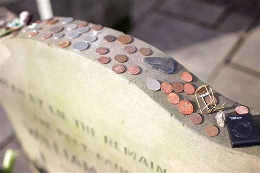 If you see coins on a headstone, this is what it means