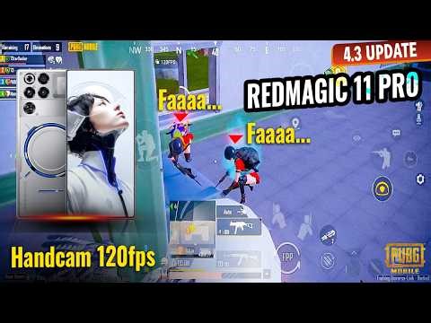 Handcam RedMagic 11 Pro 120 FPS Erangel Test PUBG Mobile