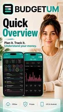 Budgetum Quick Overview | Free Budget Planner App